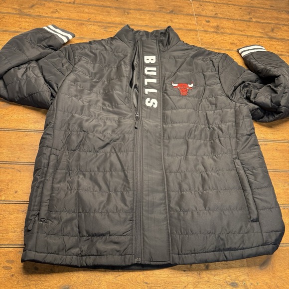 Chicago Bulls Men's Colosseum Full Zip Lightweight Jacket Size Large - Picture 1 of 5